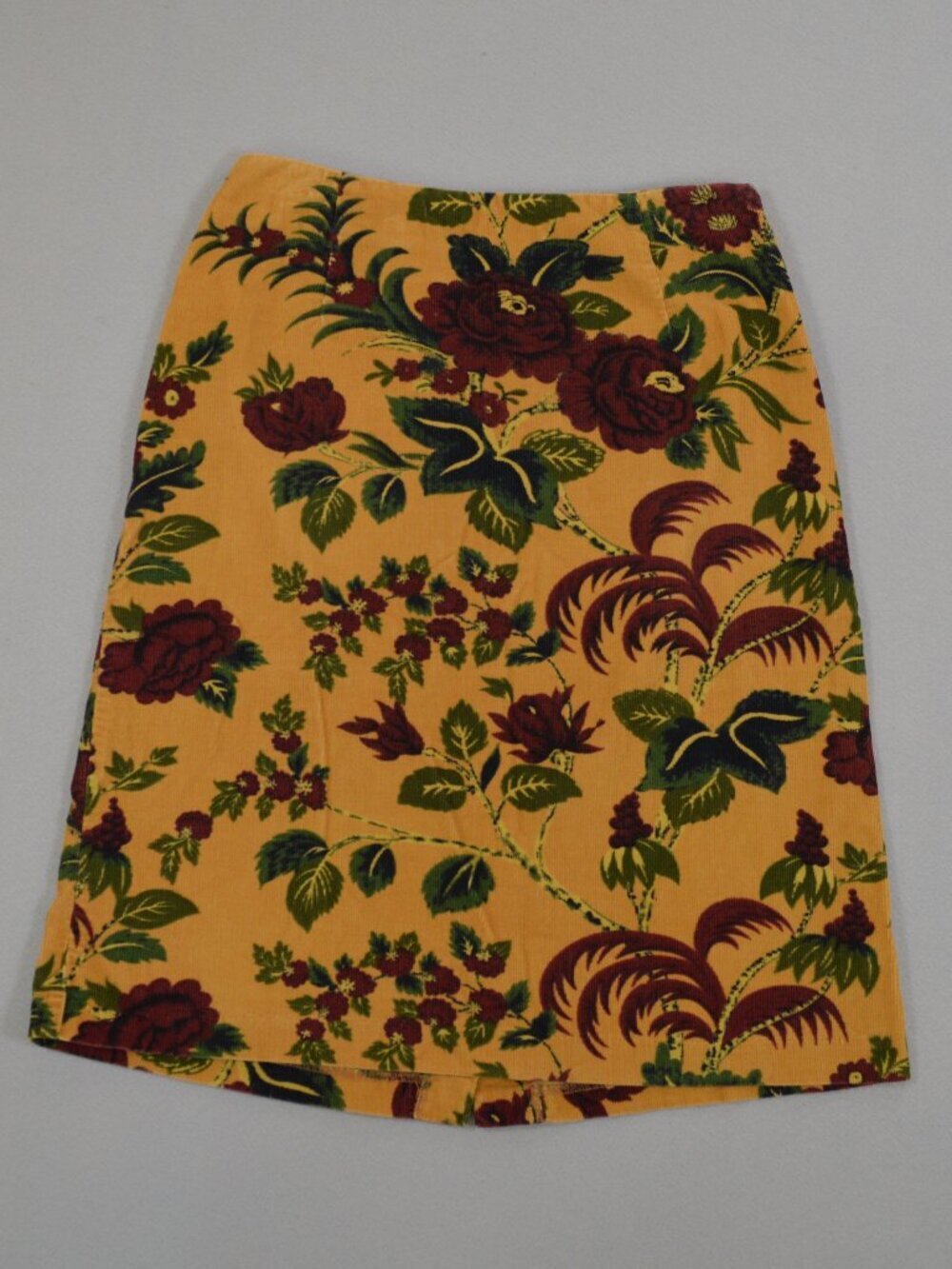 🌼 Bagatelle Floral Pencil Skirt Size 4 Yellow Cottagecore Midi - Picture 2 of 12